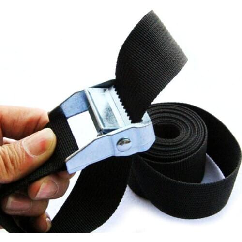 2021 New 1M Buckle Tie-Down Belt Cargo Straps For Car Motorcycle Bike With Metal Buckle Tow Rope Strong Ratchet Belt