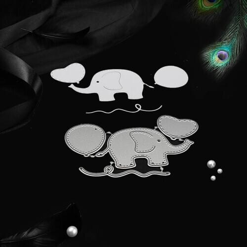 Crafts Elephant Animal Metal Cutting Dies New for Craft Dies Scrapbooking DIY Album Embossing Paper Die Cut Decoration