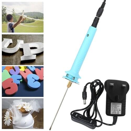 15W DIY Handheld Electronic Styrofoam Cutter Hot Knife Foam Cutter Fast-heating Hot Wire Styrofoam Cutting Pen Knife AC100~240V