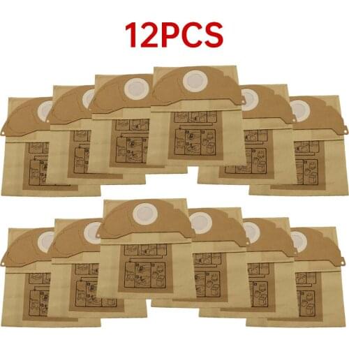 12pcs Vacuum cleaner dust parper bags replacement for Karcher A2000 2003 2004 2014 2024 2054 2064 2074 S2500 WD2200 2210 2240