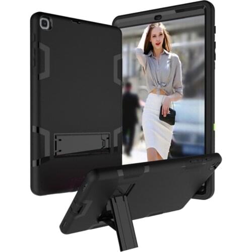 Heavy Duty Hybrid Kickstand Shockproof Cover Kids Case for Samsung Galaxy Tab A 10.1 2019 T510 T515 SM-T510 SM-T515 Tablet Funda