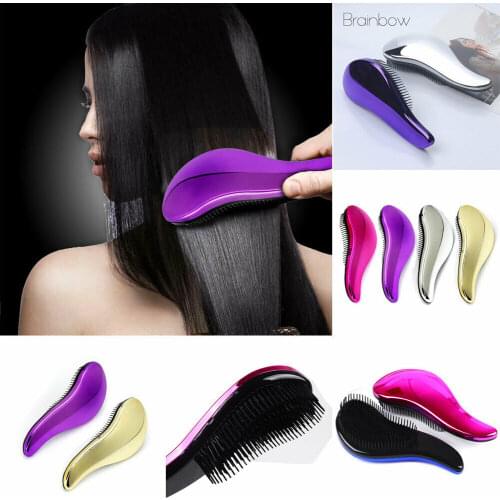 Magic Handle Tangle Detangling Comb Shower Hair Brush Portable Anti-static Comb