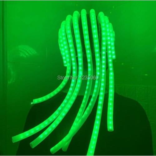 WYY Lighting LED Laser Glasses LED Hair Multicolor LED Flash Light Birthday Party dance Celebration Supplies for Xmas