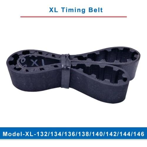 XL timing belt model-132XL/134XL/136XL/138XL/140XL/142XL/144XL/146XL belt teeth pitch 5.08mm width 10/15mm for XL timing pulley