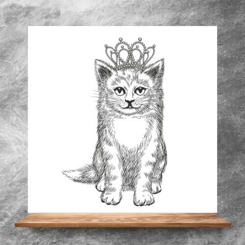 ZhuoAng Crown cat Clear Stamps/Silicone Transparent Seals for DIY scrapbooking photo album Clear Stamps