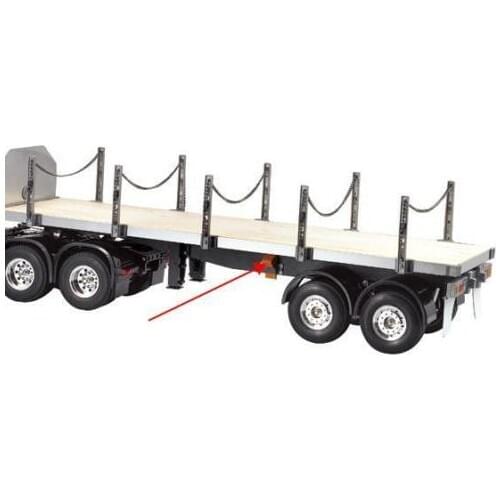 1 Pair Rubber Chock for Hercules 1/14 RC TMY Tractor Truck TH01349-SMT4