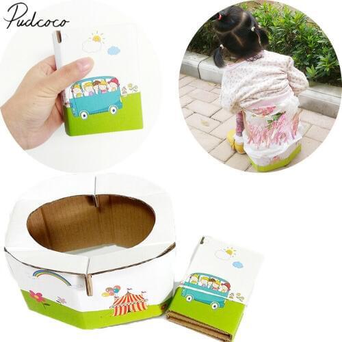 2019 Diapering Toilet Training Travel Potties Potty Emergency Foldable Portable Child Toilet Travel Load-bearing 50kg