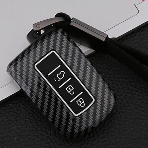 Car style Car Key cover bag For TOYOTA RAV4 Corolla Camry Crown Prado 2/3/4 Button Smart remote control key case key accessories