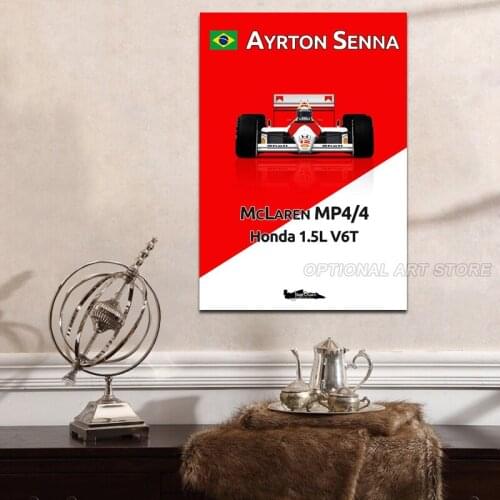F1 Mclaren Formula1 Posters And Prints Race Car Wall Art Canvas Home For Living Room Sofa Background Wall Decor Painting