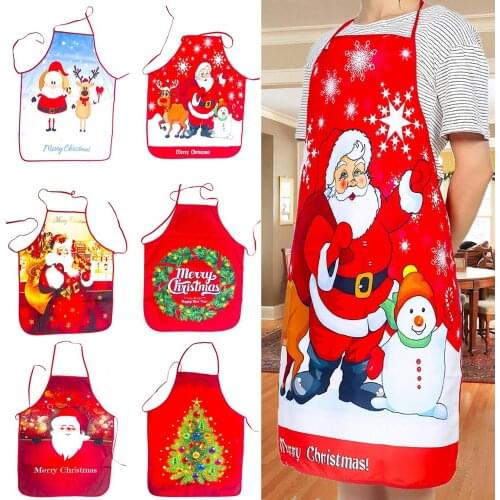 FRIGG Christmas Apron 2020 Christmas Decor For Home Xmas Gifts Noel Natal Happy New Year 2021 Merry Christmas Ornament Navidad