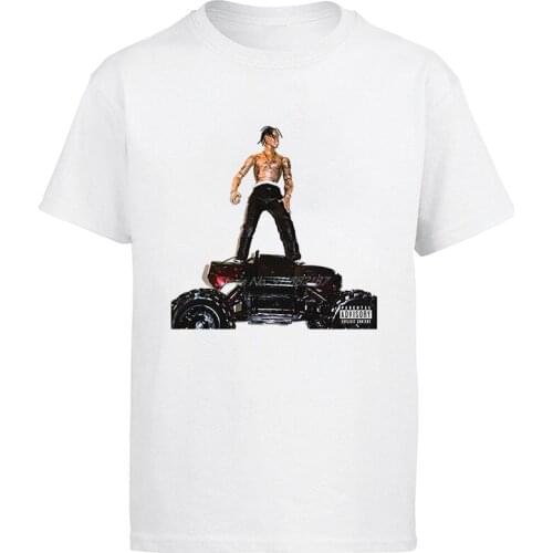 New mens Travi Scott Hip Hop Rap Trap graphic Print Cool Tees Tops Harajuku Short Sleeve Men clothing