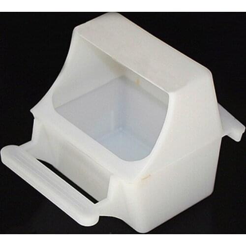 Pet Bird Cage Hanging Thick Splash-proof Food Container Food Bowl Parrot Feeder Food Water Bowl Cage Accessories