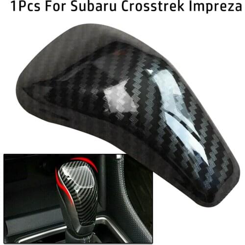 1 Pcs Gear Shift Cap For Subaru Crosstrek Forester Impreza Gear Shift Knob Cover Sticker Dustproof High Quality Interior Styling