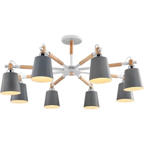 Nordic living room macaron chandelier home simple modern style bedroom lamp creative personality atmosphere restaurant lighting