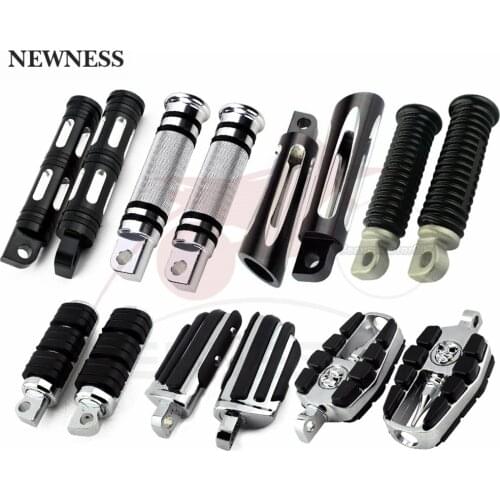 Motorcycle Male Foot pegs Footrest Pedal Front Rear Rubber Fit For Harley Davidson