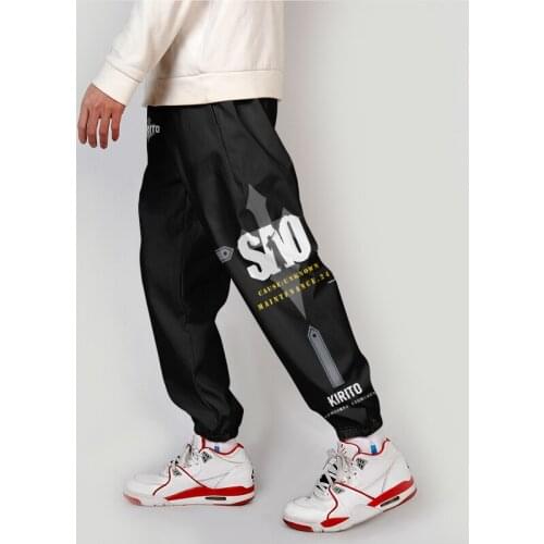 2021 New 3D Print Sword Art Online Sweatpants Women/Men Fitness Joggers Spring High Street Anime Trousers Casual Pants Sweatpant