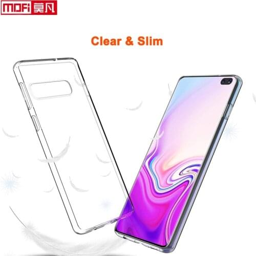 Clear case for samsung s10 plus case soft silicon cover for galaxy S10 case tpu MOFi ultra thin tpu coque for samsung s10e case