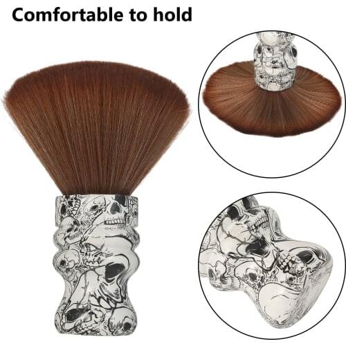 1pcs Shaving Brush Neck Duster Brush Facial Cleaning Brush Barber Hair Cutting Hairdressing Stylist Salon Barber Accessories