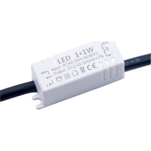 LED Driver 1*1W 300mA 1*3W 600mA DC2-4V Mini LED Power Supply Lighting Transformers Driver For LED diode crystal lamp chandelier