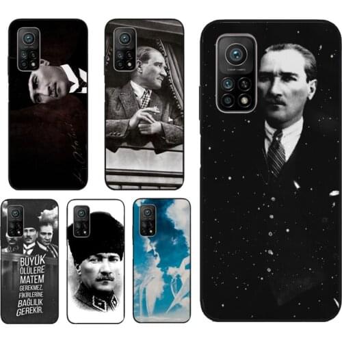 Turkey Mustafa Kemal Atatürk Phone Case For Xiaomi Mi 11 Ultra 9T 10T Pro Mi Note 10 Lite POCO X3 M3 Pro F3 Back Cover