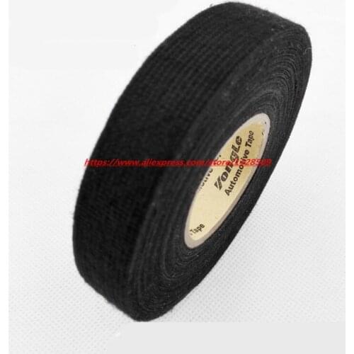 19mmx15m Universal Flannel fabric Cloth Polyester Tape automotive wiring harness flannelet glue high temperature tape