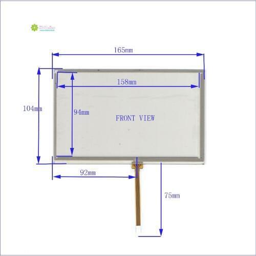 ZhiYuSun XWT451 165mm*104mm 7.1inch 4 line For CarDVD touch screen panel for AT070TN83 165*104this is compatible FreeShipping