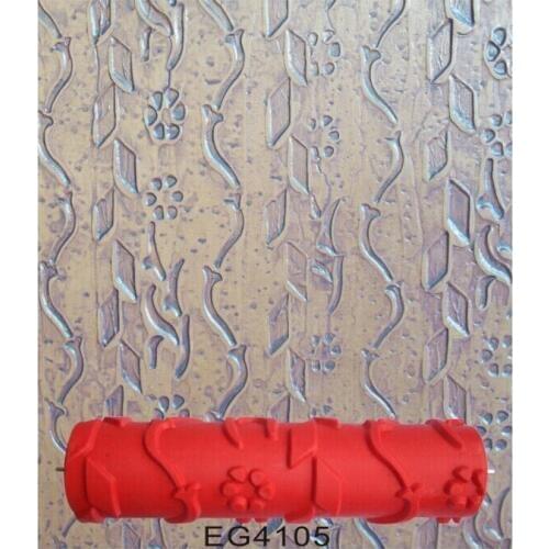 10 inch Paint Rubber Roller with Pattern Tools for Wall Painting Roller without Handle Texturized Rollers EG4105