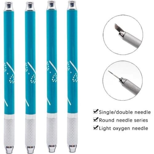 1 PCS 110mm Length Manual Tattoo Microblading Pen Machines For 3D Eyebrow Embroidering Permanent Makeup