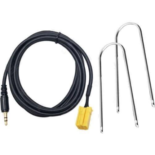 3.5 audio head AUX audio input line + disassembly tools for alfa romeo/fiat/lancia