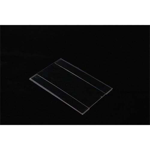 9*6cm acrylic frame Supermarket shelf adhesive price label holder sticky flat price tag sign ticket clip frame