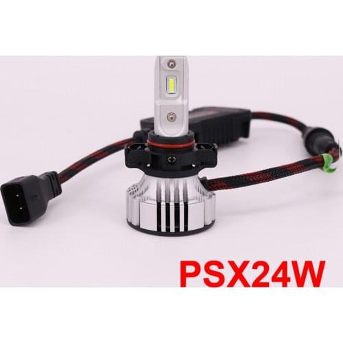 1 Set PSX24W F2 Car LED Headlight H1 H7 LED H8 H9 H11 9005 9006 9012 72W 12000LM CSP Chips Turbo Fan 6K White Front Lamps Bulb