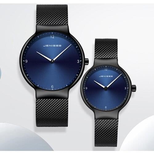 Fashion Simple Geneva Lovers Watches Brand Luxury Mesh belt Quartz Wristwatch Ladies Dress Watch Clock Lady Gift Couple Watch