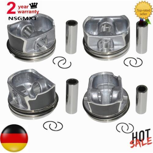 AP01 Pistons & Rings Set For VW MKV GTI Passat Jetta AUDI A3 A4 TT A6 Seat ALTEA EXEO Skoda 2.0 TFSI BPY 06D107066C 06D198151B