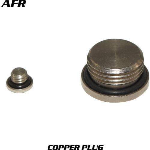 1/8'' Copper plug with sealing ring pneumatic plug air valve end cap flow plate bottom sub solenoid valve 1/8 inch stopper
