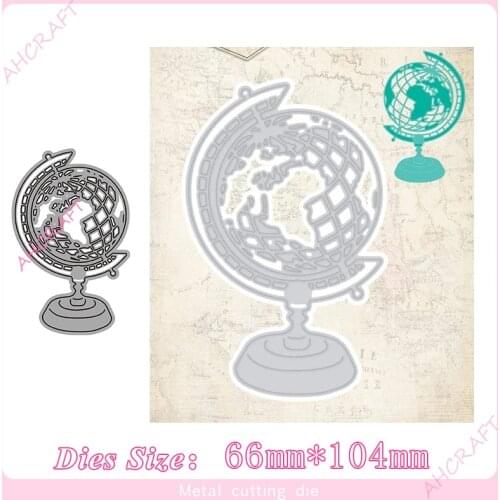 Globe Metal Cutting Dies for diy Scrapbooking Photo Album Decorative Embossing PaperCard Crafts Die2020