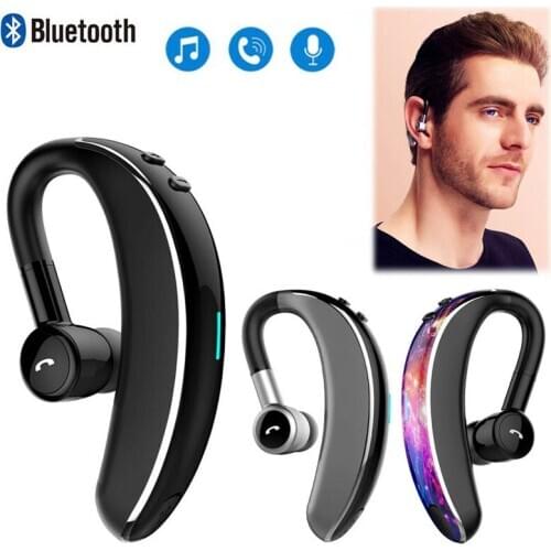 Bluetooth Earphone 180° Rotation Wireless Headset Sport Driving Headphone Stereo Music Earpiece with Mic Universal