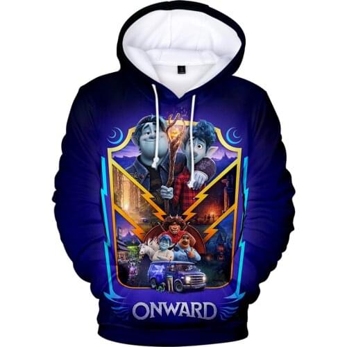 New 2020 Pixar Onward Hoodie Of Men Casual Cartoon Anime Hoodies Sweatshirts Streetwear Men Women Harajuku Pullover