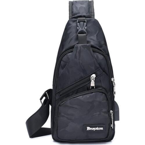 New Sling Chest Bag Waterproof Nylon Chest Pack Women Messenger Bags Casual Travel Fanny Flap Female Camouflage Shoulder Bag