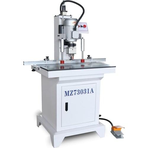 Single row boring machine hinge wood hole drilling machine for furniture cabinet door