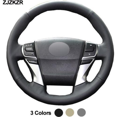 Car Auto Steering-Wheel Cover For Toyota Reiz Mark X 2009 - 2015 Volant Braid on the Steering wheel 2010 2011 2012 2013 2014
