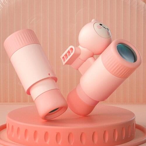 Outdoor Exploration Detachable Binoculars Cute Cartoon Magnifying Glass Explorees Toys for Kids Children B2Cshop