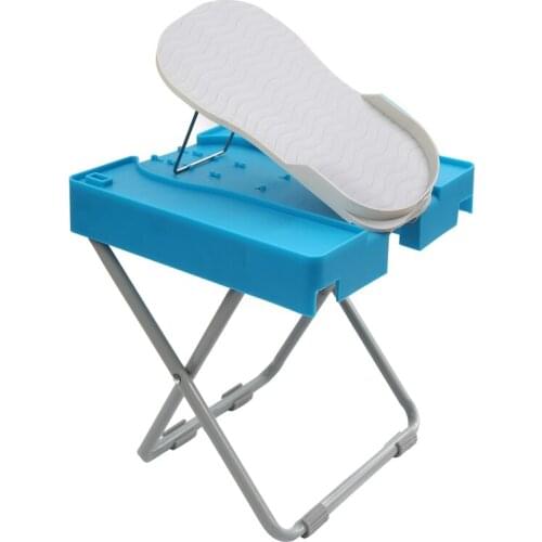 Beauty Footrest for Home Pedicures Treat Feet Pedicure Stand Manicure Stool with LED Light Magnifier Fan Non-Slip Mat