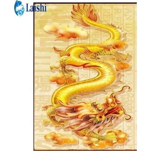 Full Square Golden dragon Diamond 5D DIY Diamond Painting 3D Embroidery Cross Stitch Rhinestone Painting Diamond embroidery Deco