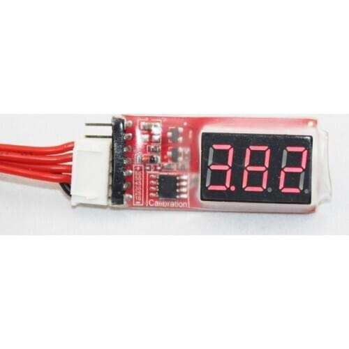 AOK 2s-6s 7.4v-22.2v cells Lipo Battery Tester portable Voltage Meter Indicator LED Indicator Tester Test Indicator
