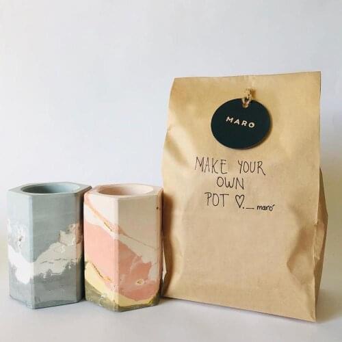 Silicone Molds for Concrete casting Molds Polygonal pot molds Silicone Pen Holder Molds Pencil Cup Molds Pattern Holder Molds