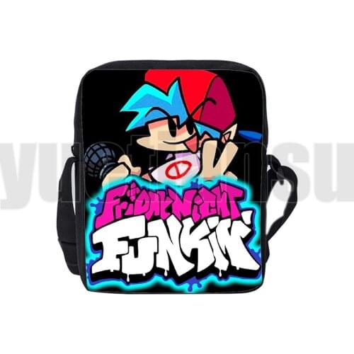 3D Anime Game Friday Night Funkin Crossbody Handbags Bags for Teenage Shoulder Bag Pack Purses and Handbags Fashionable Purses
