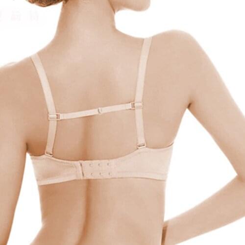 Women Ladies Anti Slip Bra Strap Double-shoulder Female Holder Buckle Belt With Back Hasp All Match Invisible Elastic Straps