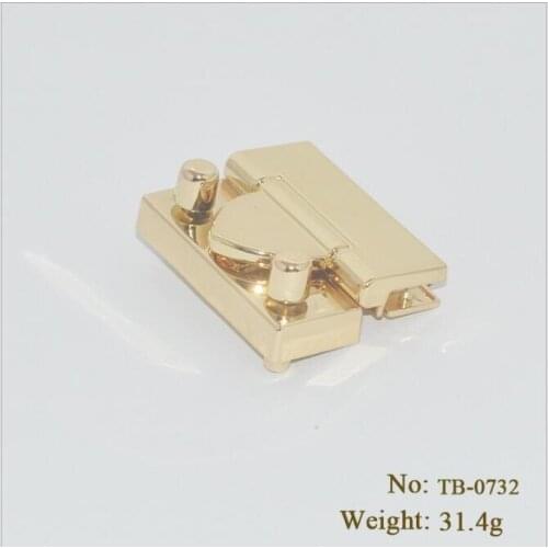 10 pieces/lot) factory wholesale luggage handbag hardware accessories high-grade new metal lock
