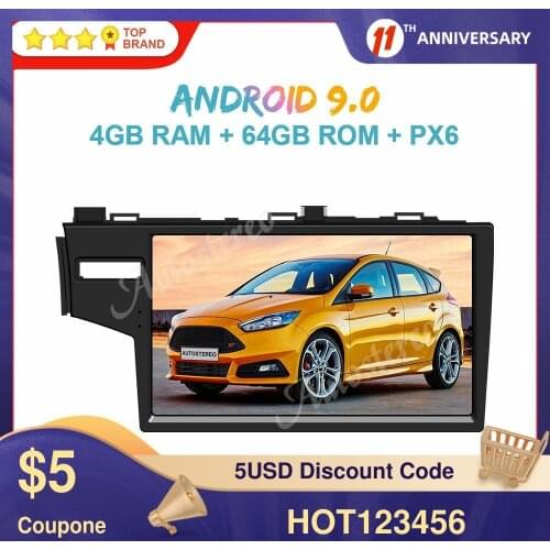 2K AHD For Honda Fit 2014-2019 11.8 MAX-PAD Android 9.0 64GB Car Multimedia player Car GPS Navigation Headunit Auto Radio Stereo