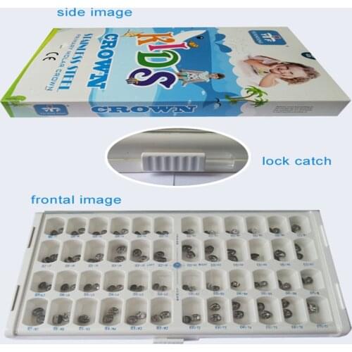 48pcsDental Kidstooth crown Dental Lab Orthodontic Children teeth crown Anteriors Posterior Molar Denture crown